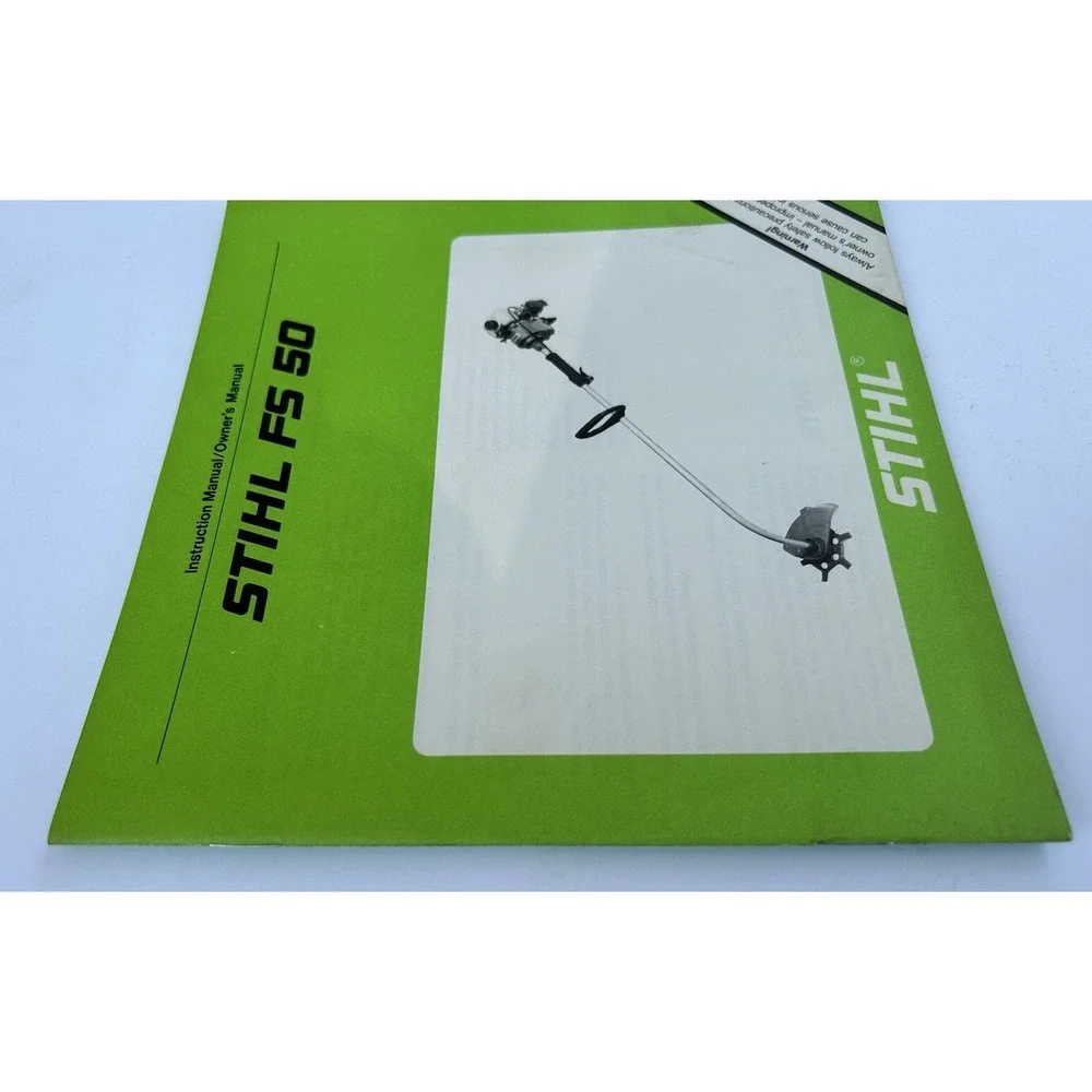 Stihl FS 50 WeedEater WeedWhacker Instruction‎ Owner's Operator Manual